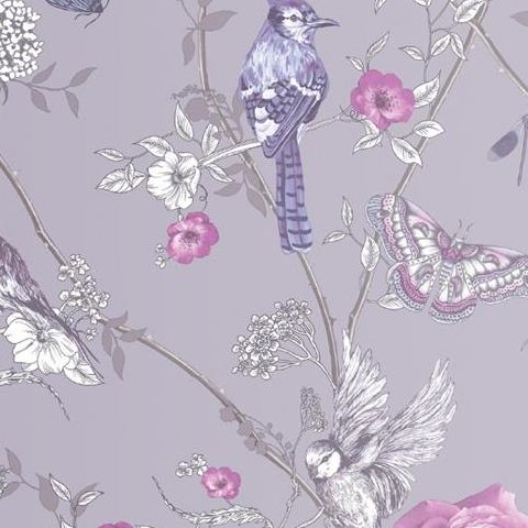 Arthouse Fantasia Wallpaper-Paradise Garden 692404 Lilac