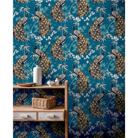 Arthouse Opulent Peacock Wallpaper 692505