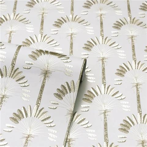 Arthouse Palm Palace Wallpaper 921701 Cream/Gold