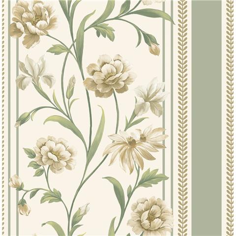Belgravia Moda Raya Wallpaper 756 Sage/Cream