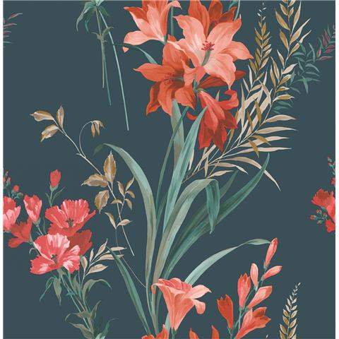Belgravia Moda Thalia Wallpaper 765 Teal