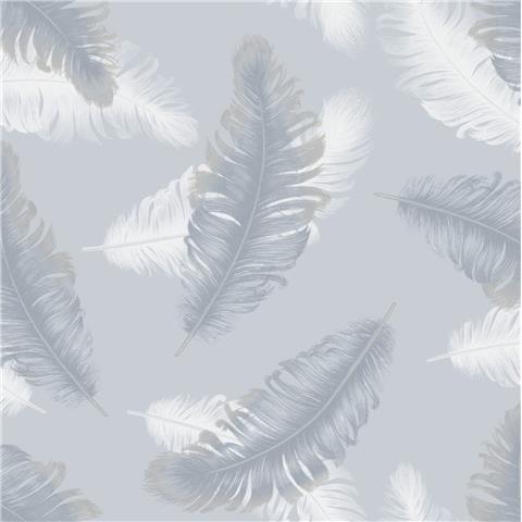 Belgravia Moda Feather Wallpaper 774 Blue