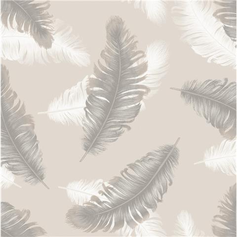 Belgravia Moda Feather Wallpaper 775 Beige