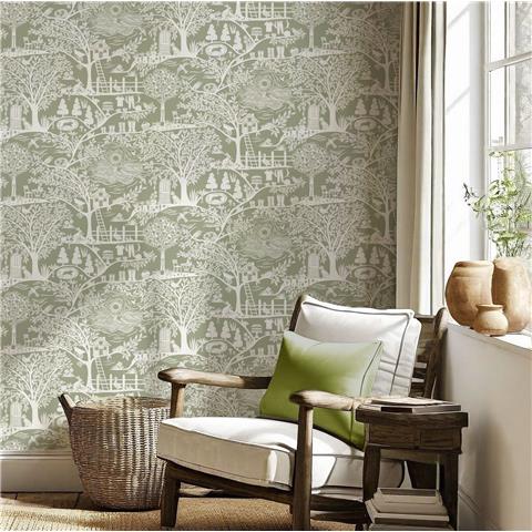 Belgravia Moda Homegrown Wallpaper 780 Green