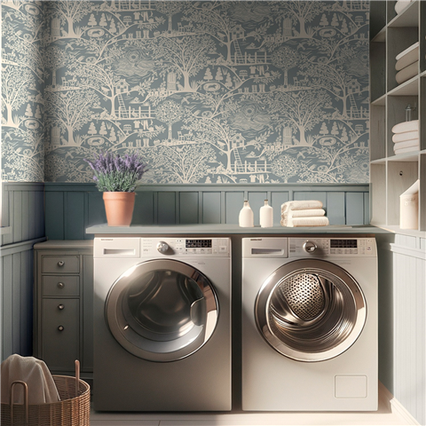 Belgravia Moda Homegrown Wallpaper 781 Blue