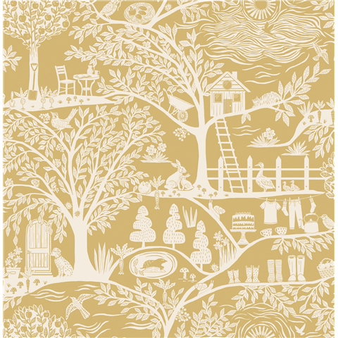 Belgravia Moda Homegrown Wallpaper 783 Yellow
