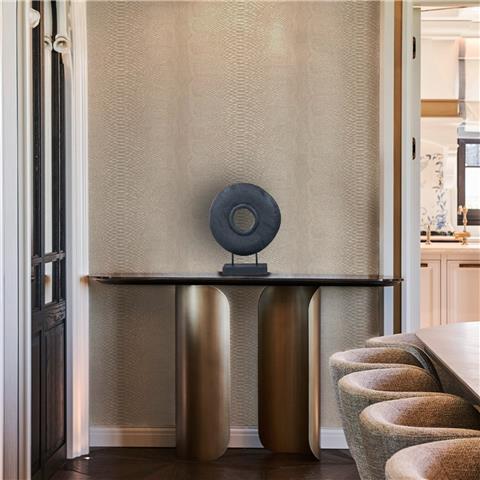 Belgravia Metallic Animal Skin Wallpaper 786 Beige