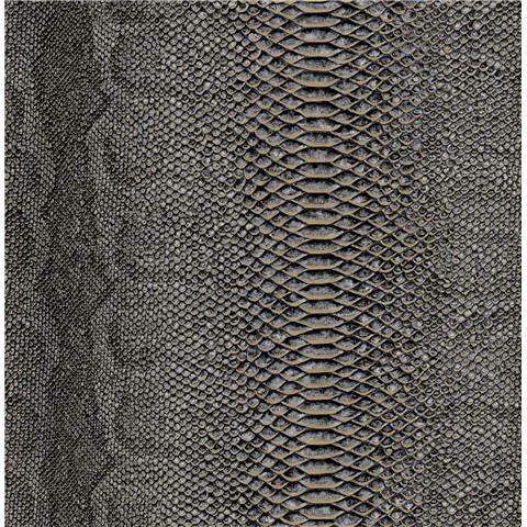 Belgravia Metallic Animal Skin Wallpaper 788 Charcoal