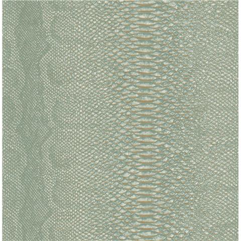 Belgravia Metallic Animal Skin Wallpaper 789 Sage