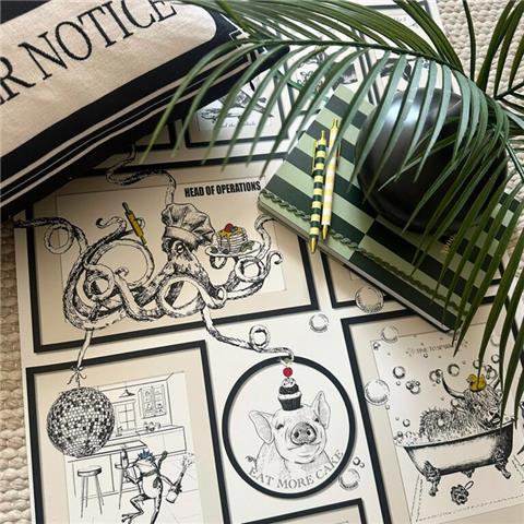 Belgravia Madhouse Novelty Wallpaper 791 White