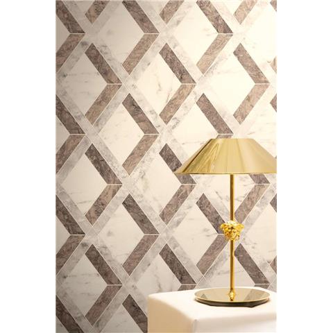 Versace VI Tarsia Wallpaper 791334 Brown/Grey