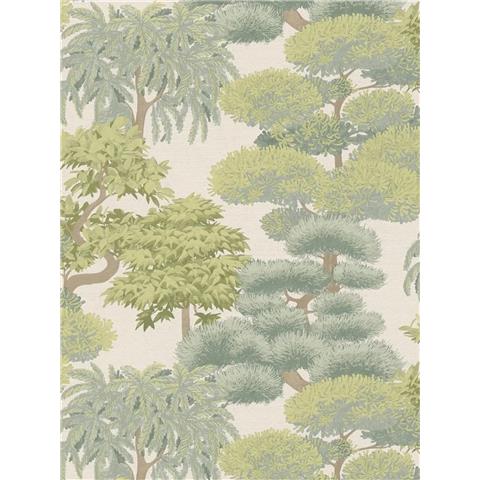 AS Cuba Woods Vinyl Wallpaper 791613 Pale Green