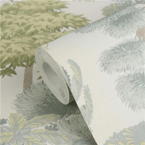 AS Cuba Woods Vinyl Wallpaper 791613 Pale Green