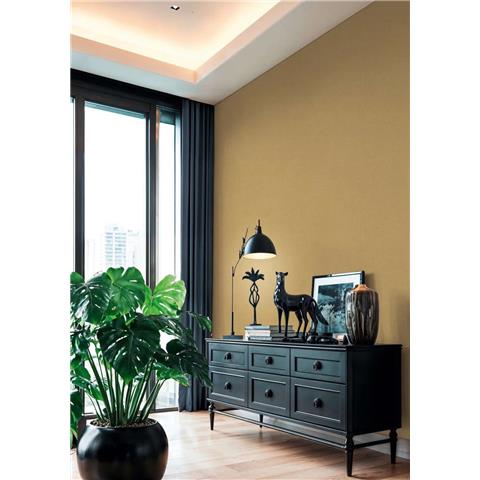 AS Cuba Plain Vinyl Wallpaper 791663 Gold