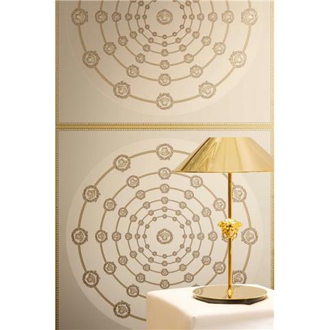 Versace VI Avantgarde Wallpaper 791753 Beige Metallic