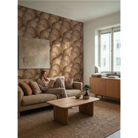 AS TrendSpectrum Wallpaper 79233-3 Chocolate/Gold