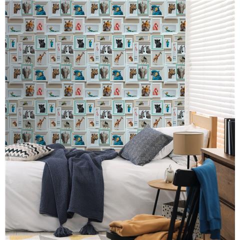 AS Curiosity Collection Wallpaper Framed Animals 793773