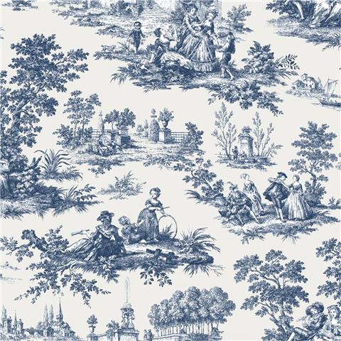 Galerie Cottage Chic Toile Wallpaper 84043 p66