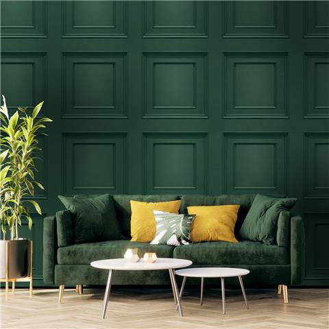 Belgravia Oliana Wood Panel wallpaper 8490 Green