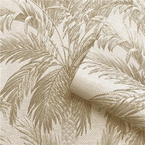 Zambaiti Parati Vinyl Wallpaper Palm Tree 9004 Natural