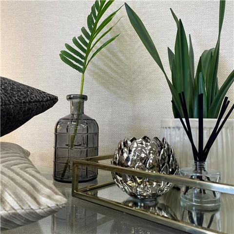 Belgravia Zambaiti Parati Palma Plain Texture Wallpaper GB9006 Cream