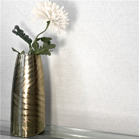 Belgravia Zambaiti Parati Palma Plain Texture Wallpaper GB9014 White