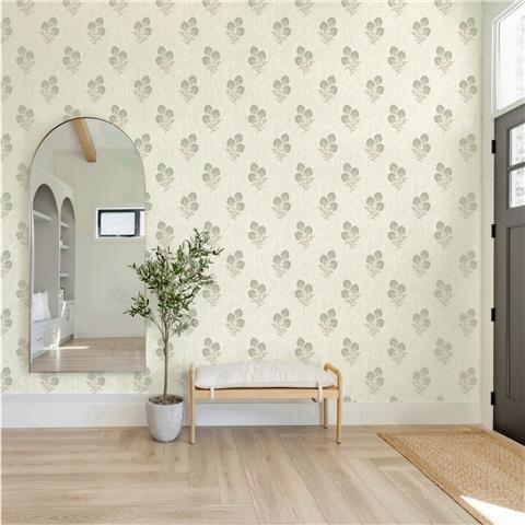 Zambiati Carlotta Motif Wallpaper 9030 Green