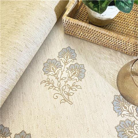 Zambiati Carlotta Motif Wallpaper 9031 Blue