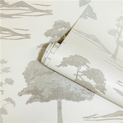 Belgravia Zambaiti Parati Carlotta Tree Wallpaper 9035 Cream
