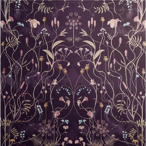 The Chateau by Angel Strawbridge Wallpaper-Wild Flower Garden Nightshadow