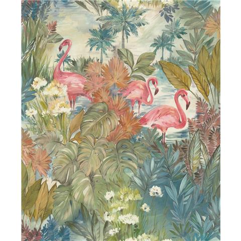 Amazonia Wallpaper Sarasota flamingo 91260 Multi