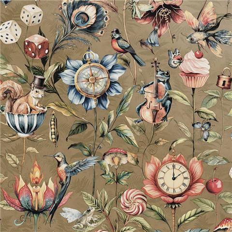 Elysium Curious Creatures Wallpaper 91940 Gold