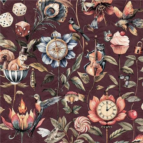 Elysium Curious Creatures Wallpaper 91942 Mulberry