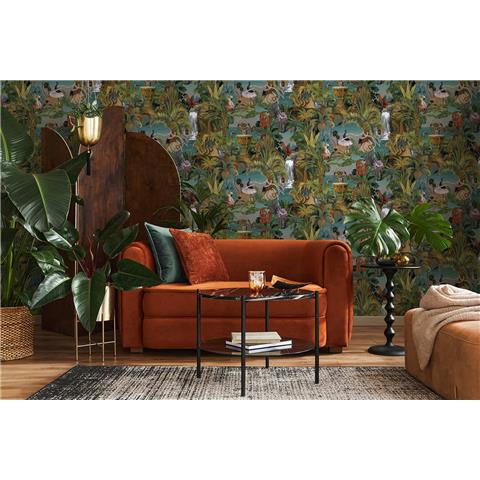 Holden Statement Animal Beach Party Wallpaper 14350 Multi