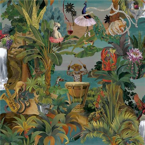 Holden Statement Animal Beach Party Wallpaper 14350 Multi