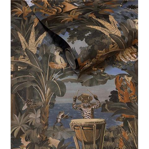 Holden Statement Animal Beach Party Wallpaper 14351 Navy