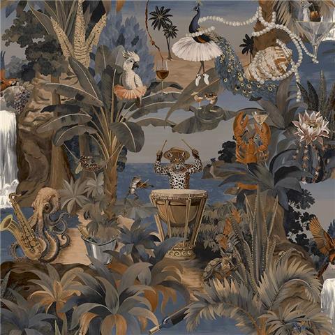 Holden Statement Animal Beach Party Wallpaper 14351 Navy