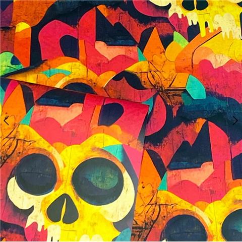 Arthouse Graffiti Skulls Wallpaper 925107