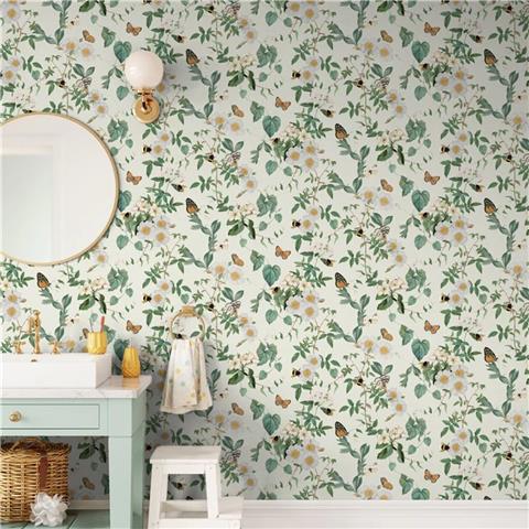 Arthouse Bumblebee Trail Wallpaper 925502 Cream