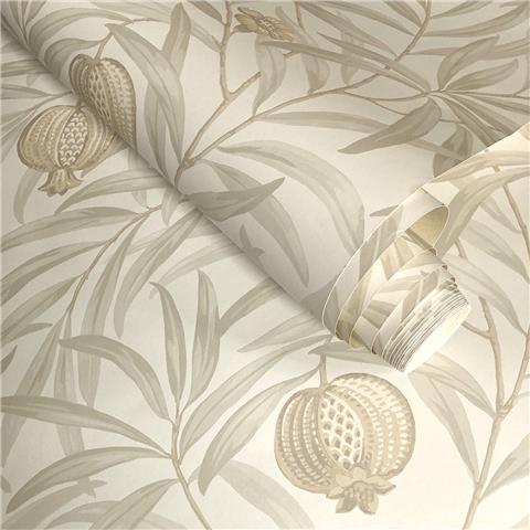 Belgravia Decor Pomegranate Wallpaper 9610 Cream/Natural