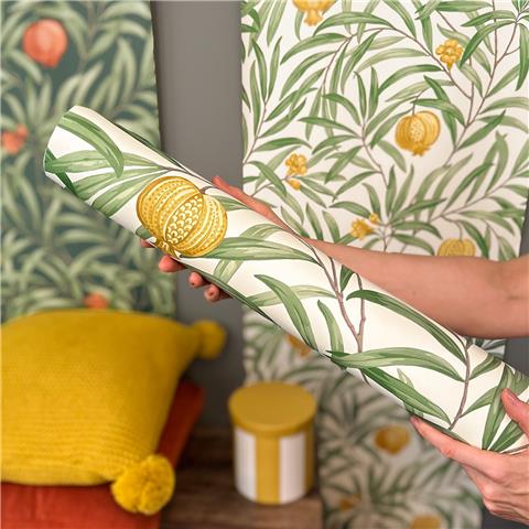 Belgravia Decor Pomegranate Wallpaper 9612 Yellow