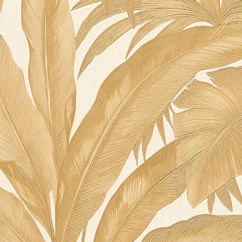 Versace V Jungle Palm Wallpaper 96240-4 Gold/Cream