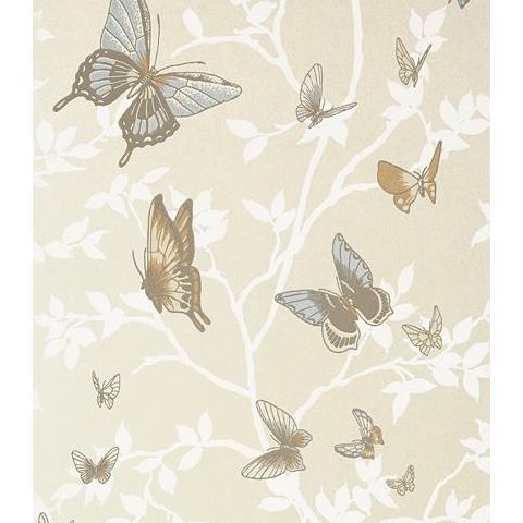 Anna French Seraphina Butterfly Wallpaper AT6023 Pearl