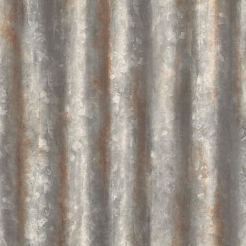 Reclaim Wallpaper Corrugated Metal 22333