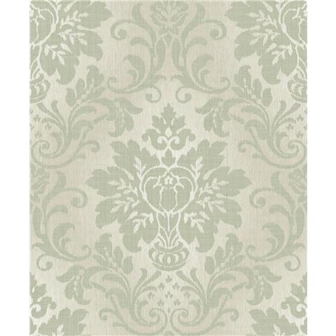 ROYAL HOUSE LUXURY WALLPAPER FABRIC DAMASK A10910 Sage