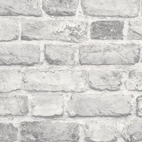 GranDeco Home Vintage Brick Wallpaper A28903 Grey