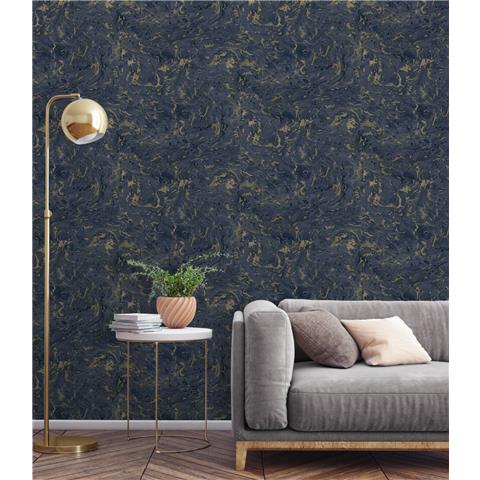 GranDeco Life Marble Wallpaper A53109 Navy