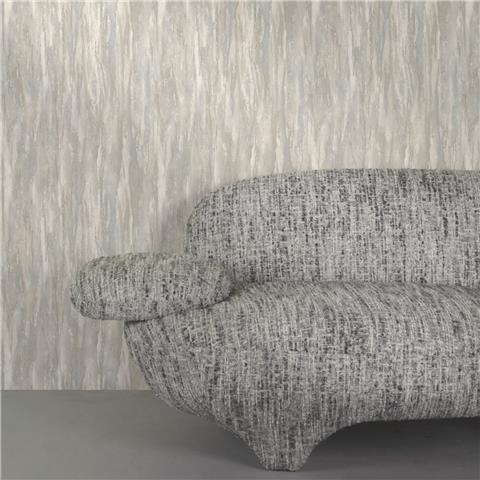 Grandeco Life Textured Vibes Wallpaper A78502 Silver Grey