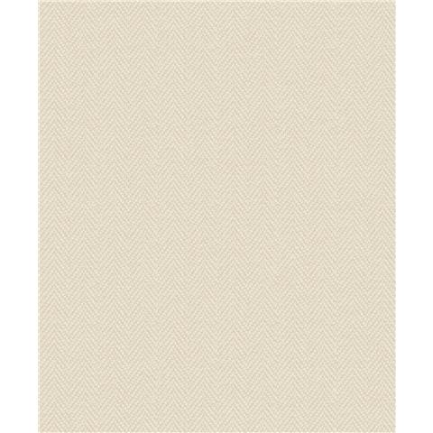 Grandeco Herringbone vinyl Wallpaper A86202 Cream