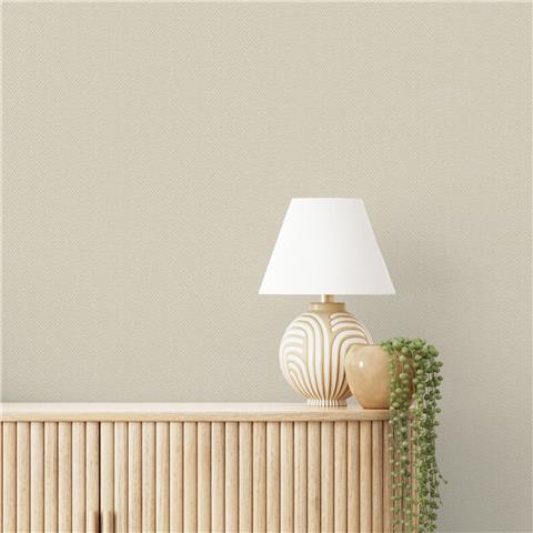 Grandeco Herringbone vinyl Wallpaper A86202 Cream